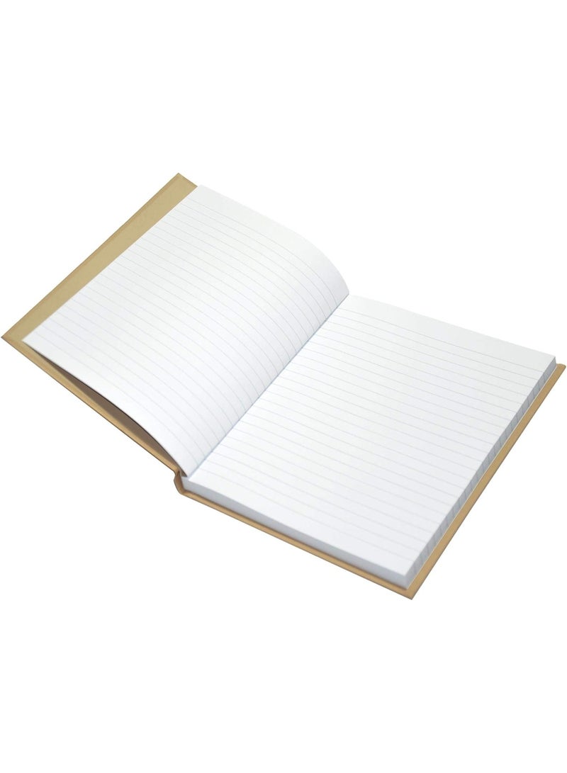 FIS Light Hard Cover Notebook, Pack of 5 Pieces, Single Line, 9x7 Inch,100 Sheets - LINB971805 - Image 2